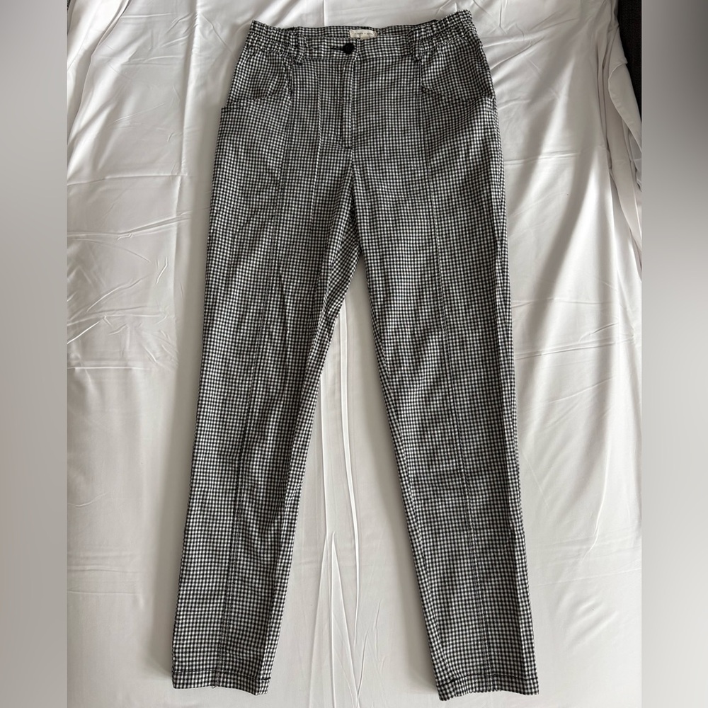 Silence + Noise Monochrome Checkered Pants
